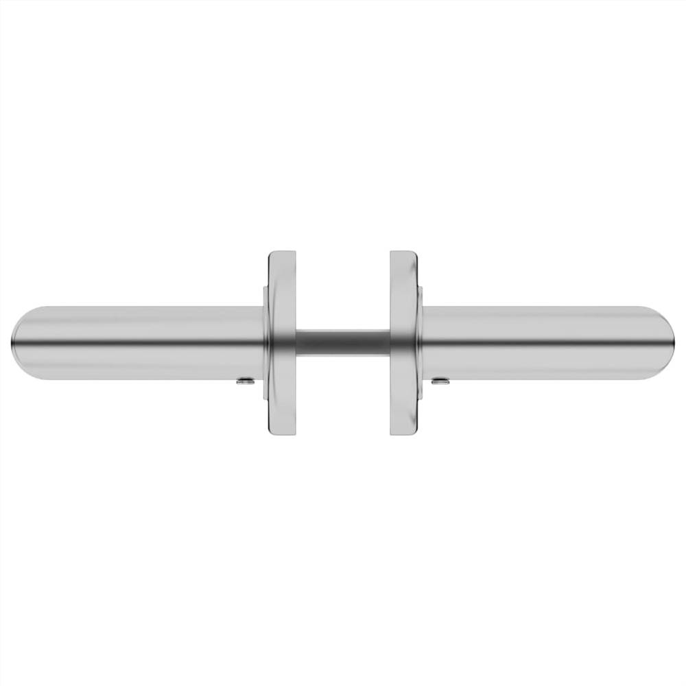 Door Handle Set with WC Lock Stainless Steel