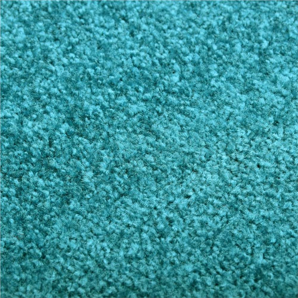 Doormat Washable Cyan 60x90 cm