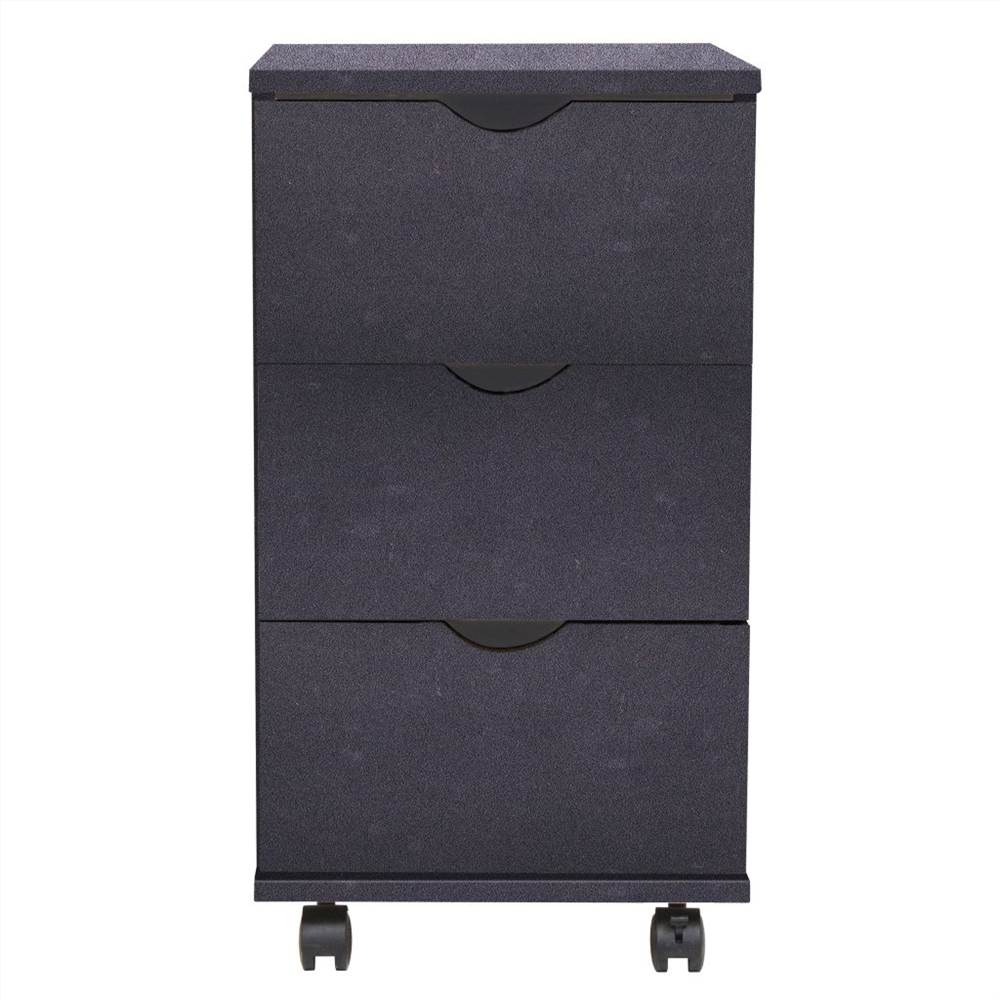 Drawer Unit 33x45x60 cm Black