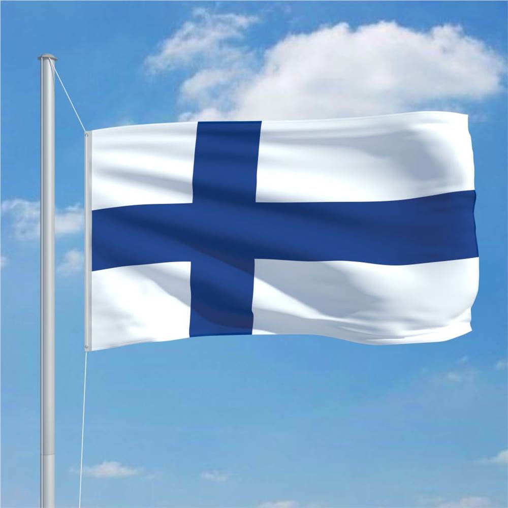 Finland Flag and Pole Aluminium 6,2 m