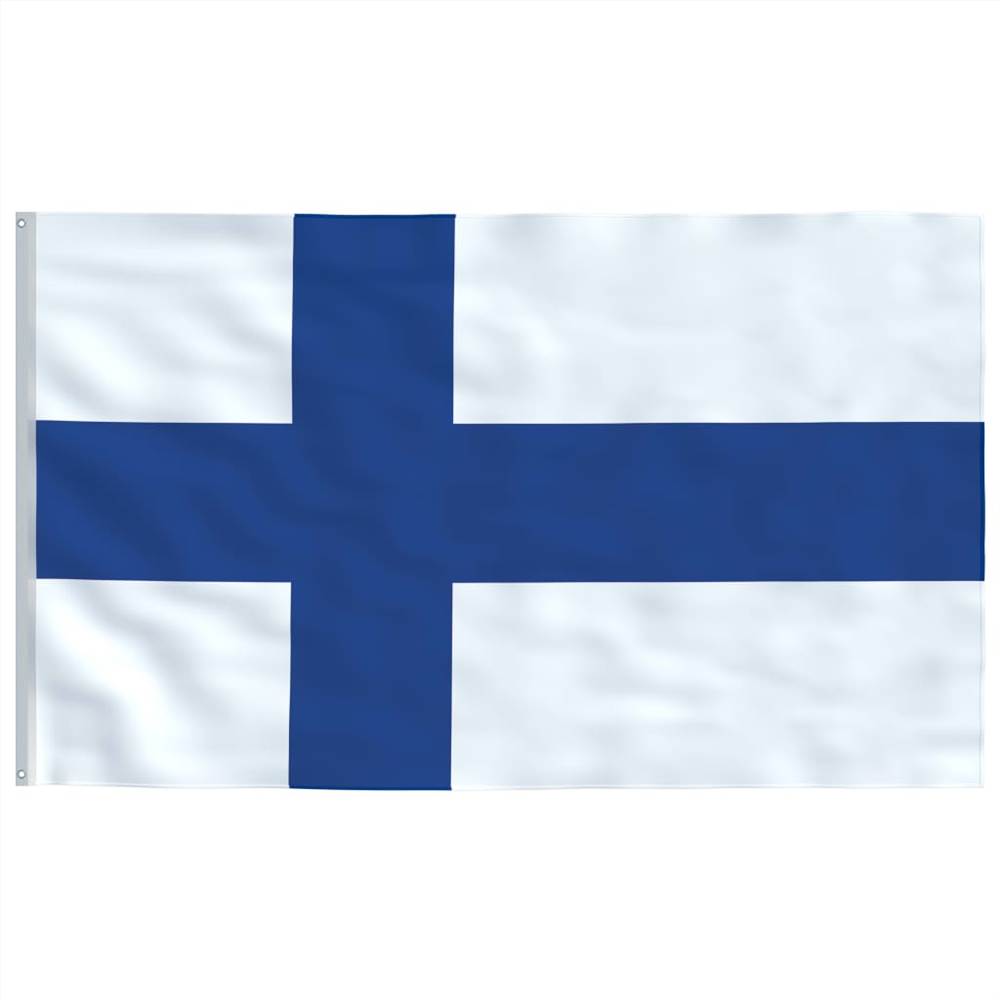 Finland Flag and Pole Aluminium 6 m