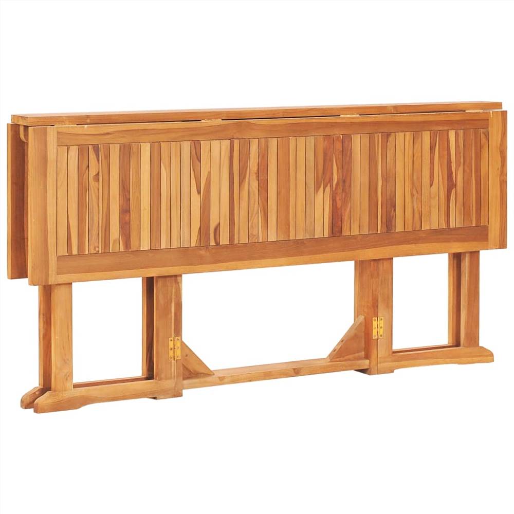 Folding Butterfly Garden Table 150x90x75 cm Solid Teak Wood