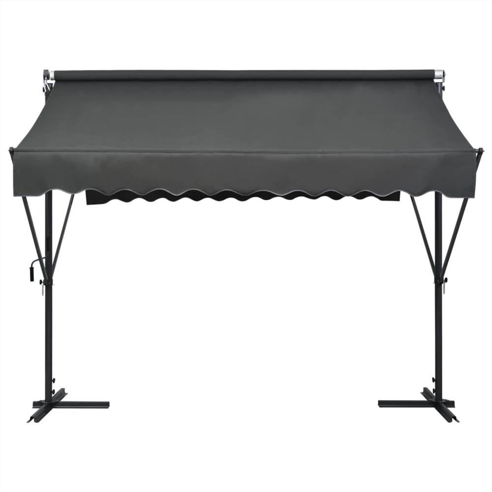 Free Standing Awning 300x300 cm Anthracite