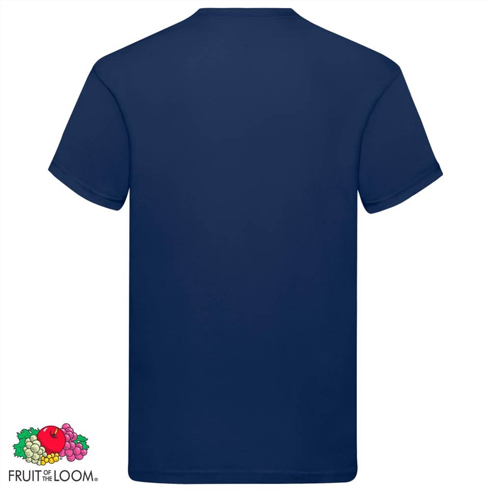 Fruit of the Loom Original T-shirts 10 pcs Navy XL Cotton