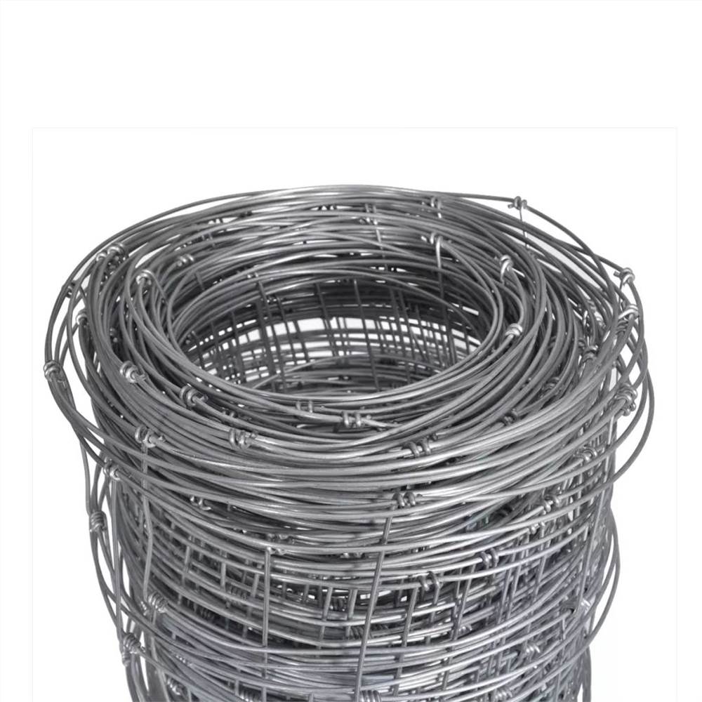 Garden Fence Galvanised Steel 50 m 120 cm