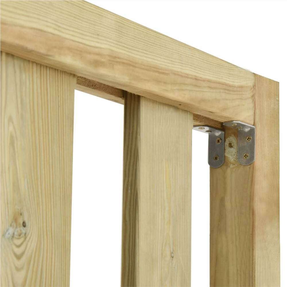 Garden Fence Impregnated Pinewood 3.58x1.5 m