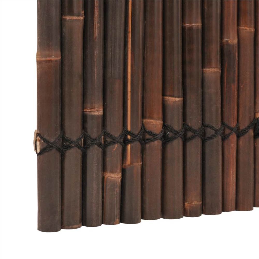 Garden Fence Panel Bamboo 170x170 cm Dark Brown