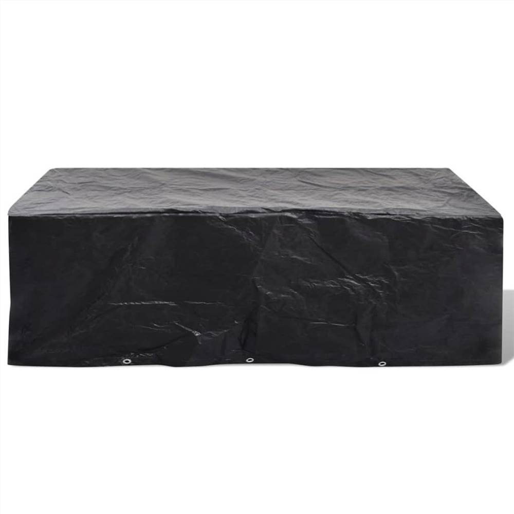 Garden Furniture Covers 2pcs 8 Person Poly Rattan 300x140 cm