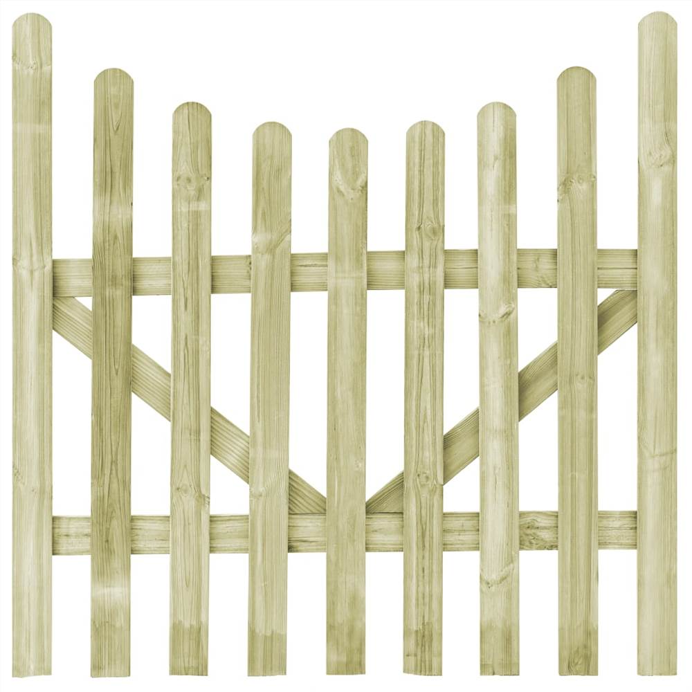 Garden Gates 2 pcs Impregnated Pinewood 150x150 cm
