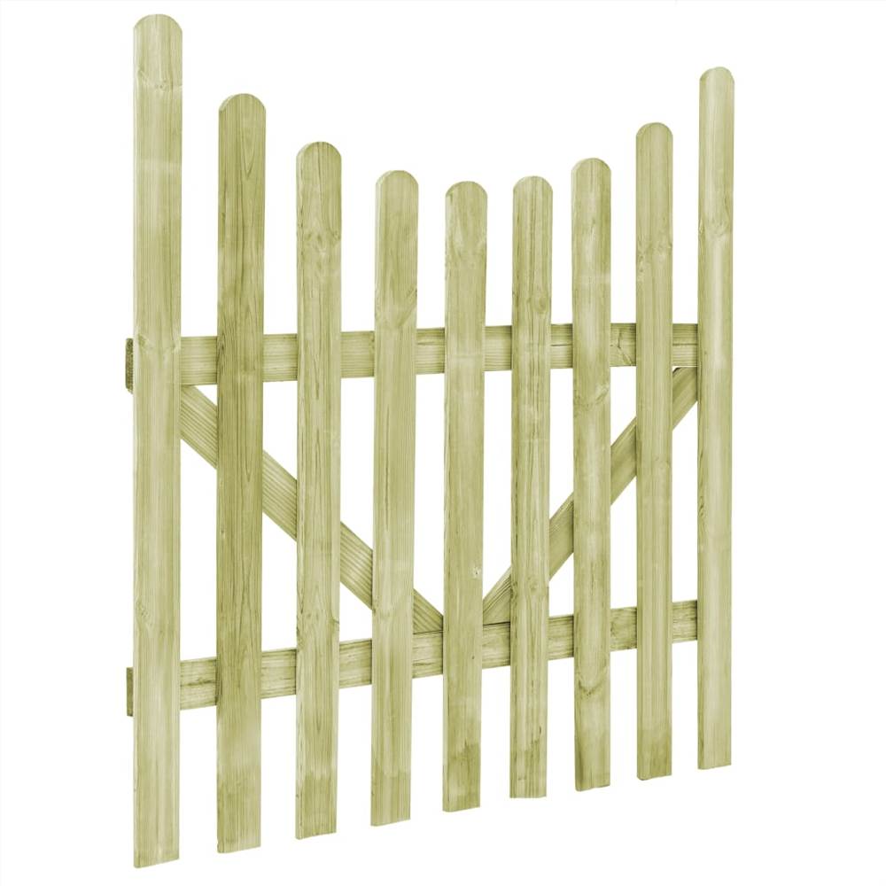 Garden Gates 2 pcs Impregnated Pinewood 150x150 cm