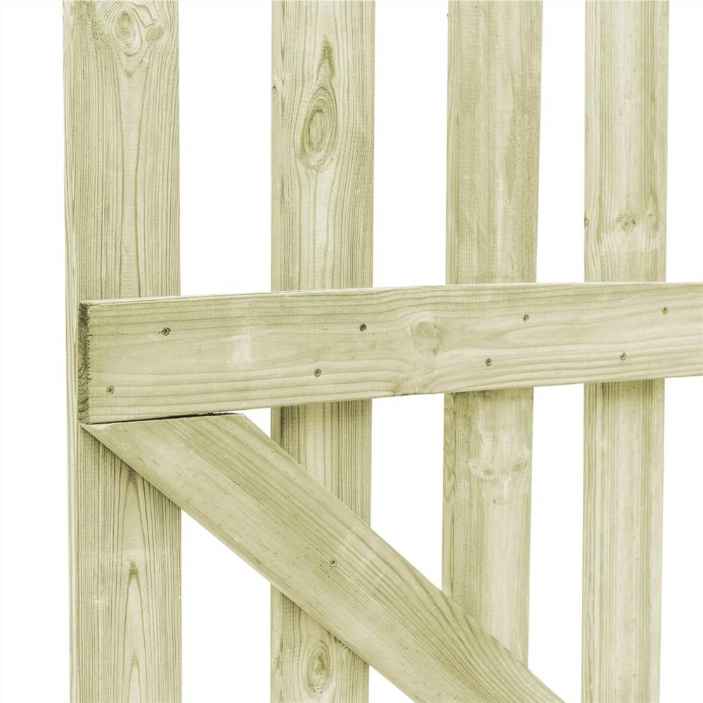 Garden Gates 2 pcs Impregnated Pinewood 150x60 cm