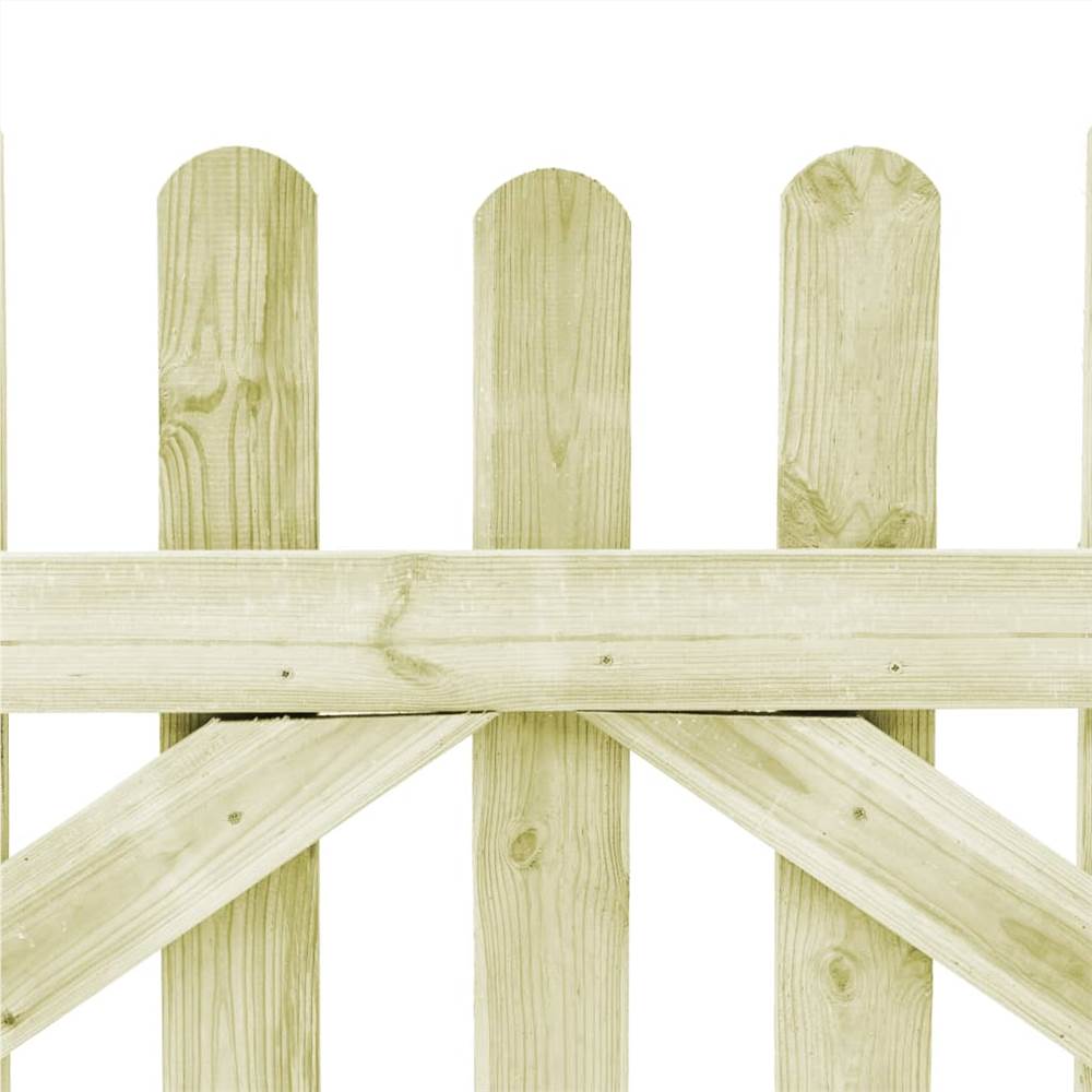 Garden Gates 2 pcs Impregnated Pinewood 150x60 cm