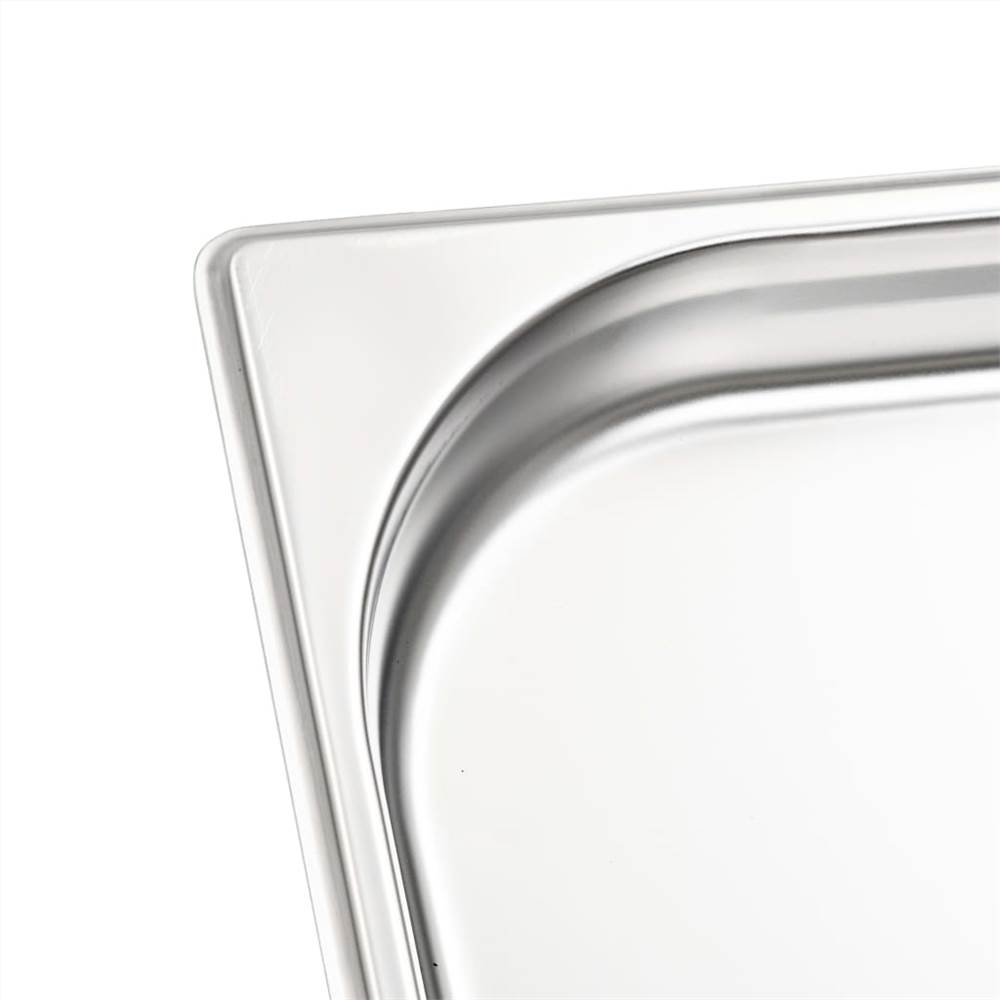 Gastronorm Containers 12 pcs GN 1/4 20 mm Stainless Steel