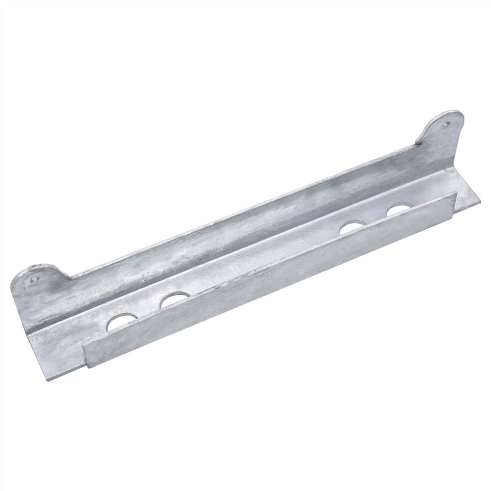 

Gate Stop Angle Strike Plate Silver 310x40x37 mm
