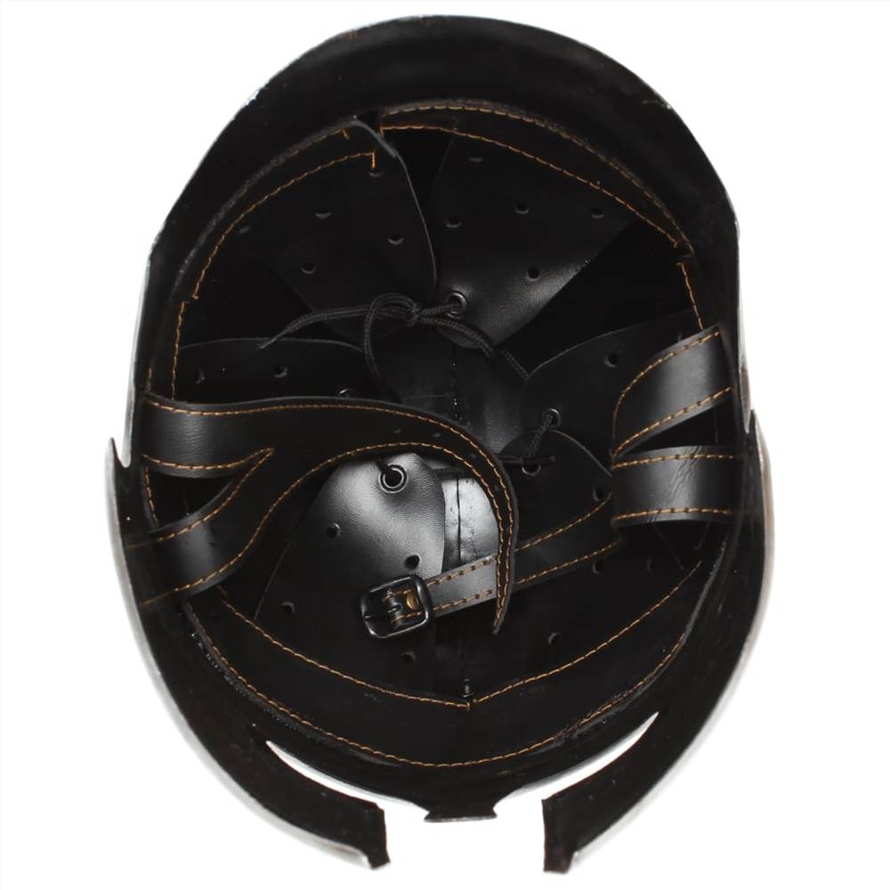 Greek Warrior Helmet Antique Replica LARP Silver Steel