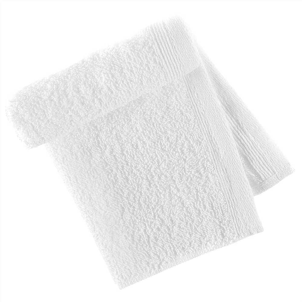 Guest Towels 50 pcs Cotton 350 gsm 30x50 cm White