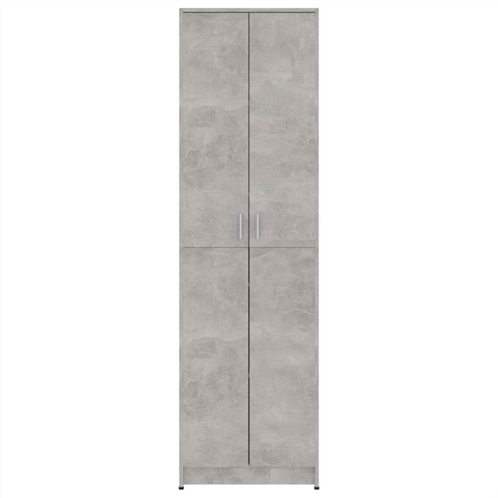 Hallway Wardrobe Concrete Grey 55x25x189 cm Chipboard