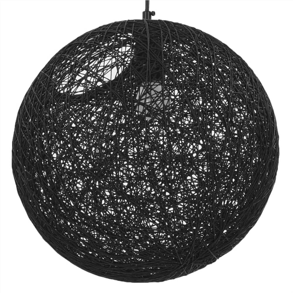 Hanging Lamp Black Sphere 35 cm E27