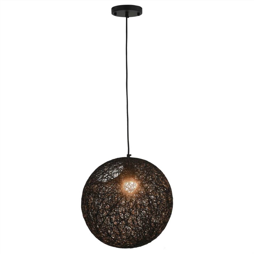 Hanging Lamp Black Sphere 35 cm E27