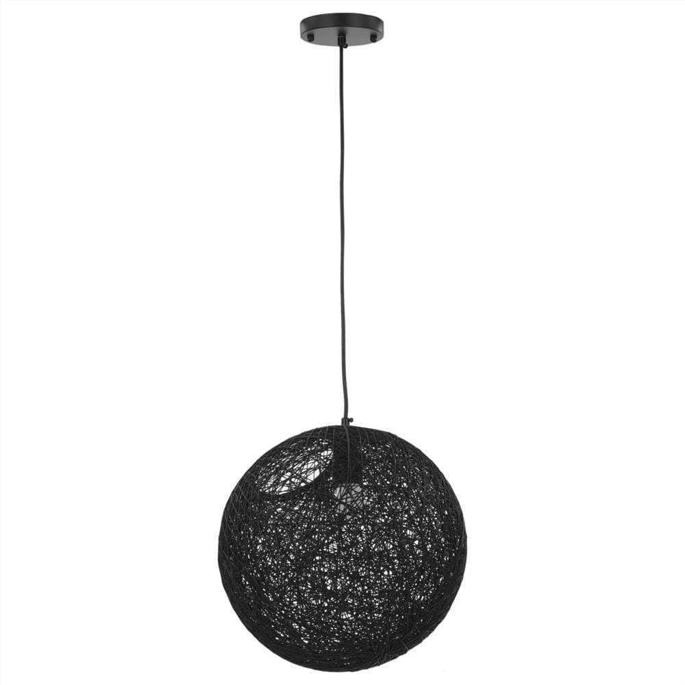 Hanging Lamp Black Sphere 35 cm E27
