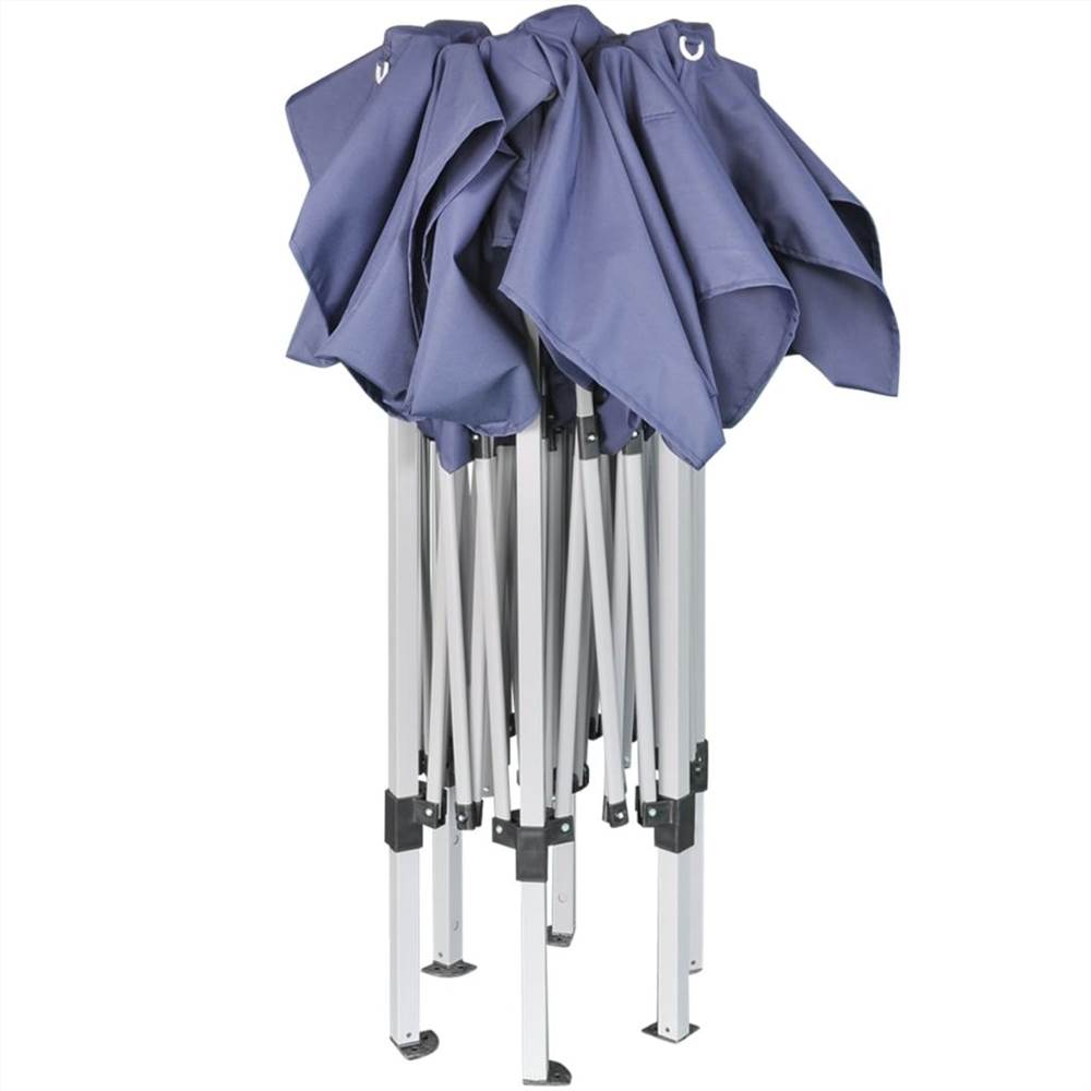 Hexagonal Pop-Up Foldable Marquee Dark Blue 3.6x3.1 m