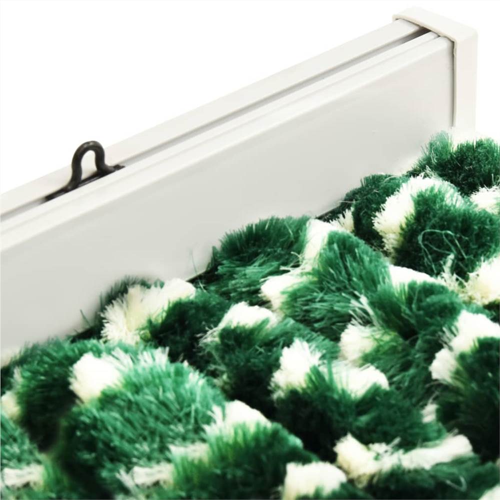 Insect Curtain Green and White 90x220 cm Chenille