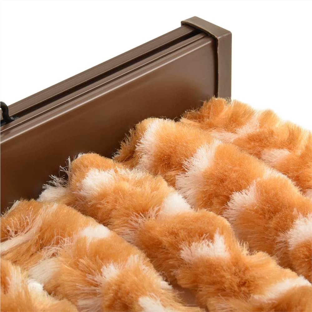 Insect Curtain Ochre and White 56x185 cm Chenille