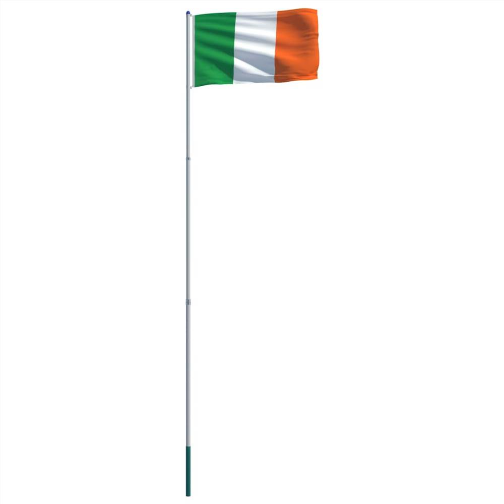 Ireland Flag and Pole Aluminium 6 m