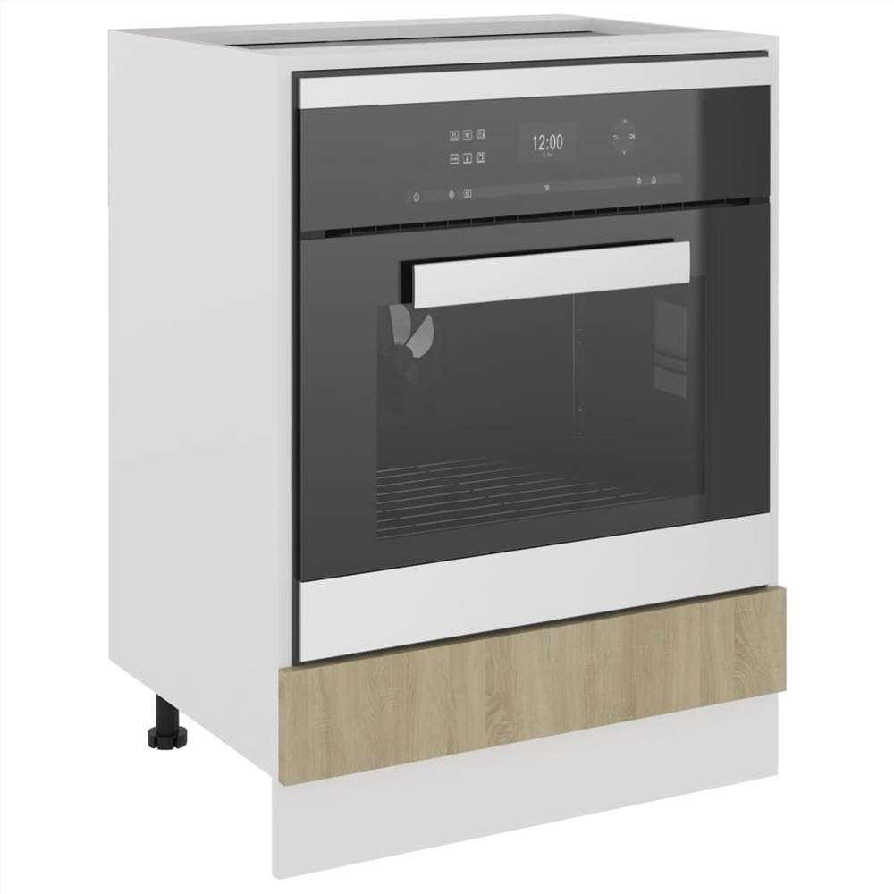 Kitchen Cabinet Sonoma Oak 60x46x81.5 cm Chipboard