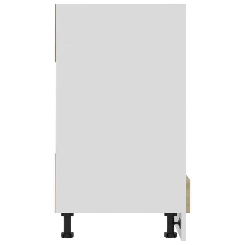 Kitchen Cabinet Sonoma Oak 60x46x81.5 cm Chipboard