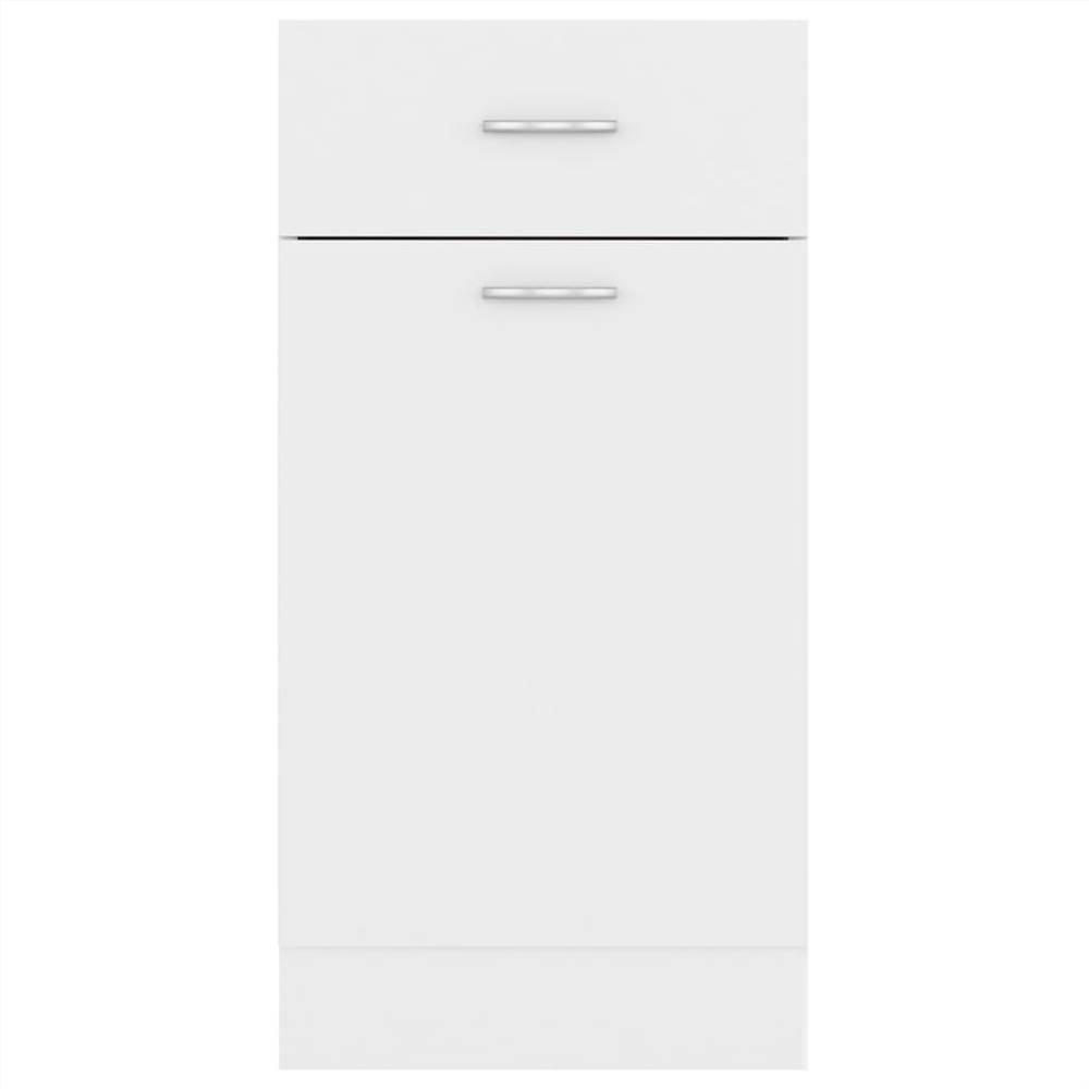 Kitchen Cabinet White 40x46x81.5 cm Chipboard