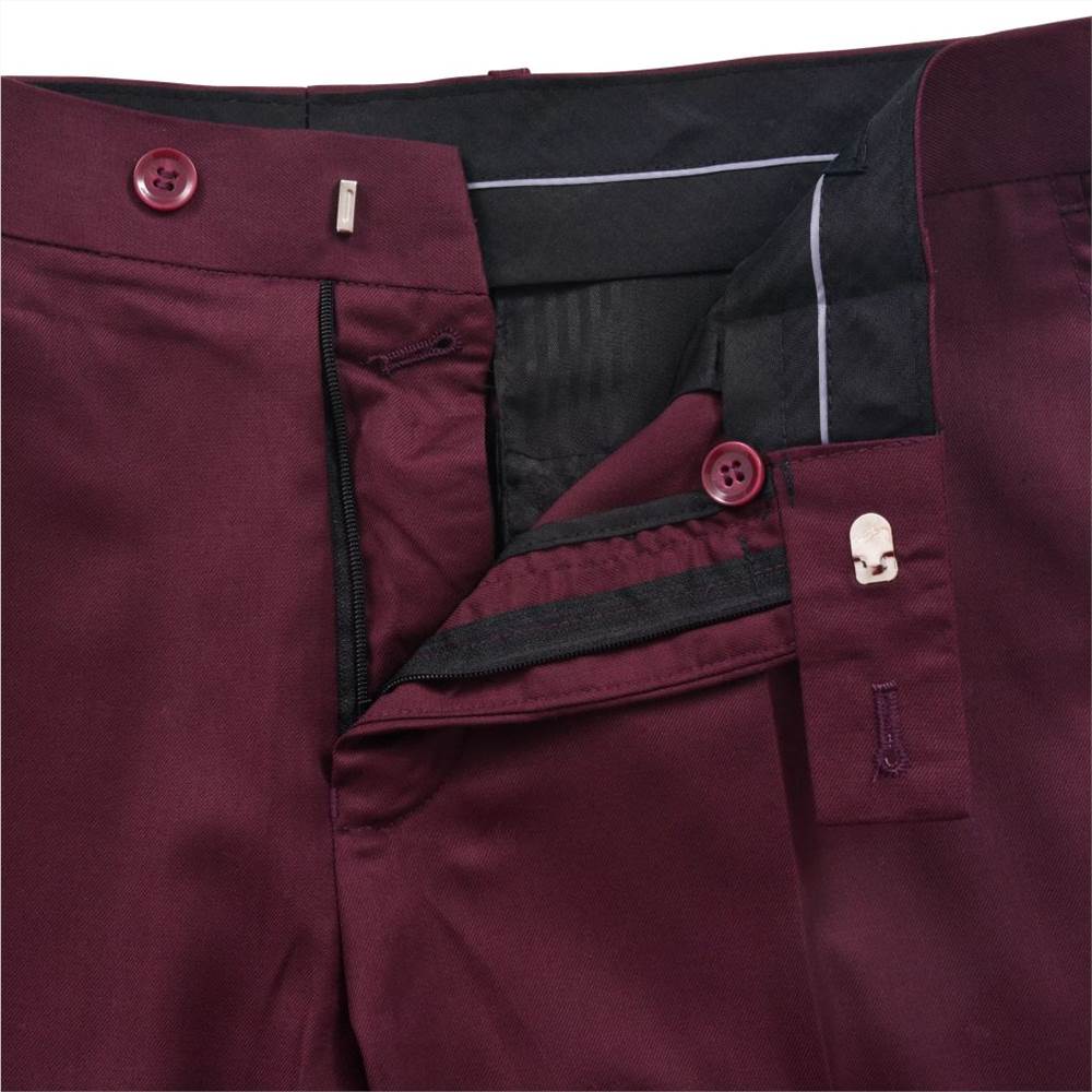 Mens 2 Piece Black Tie Dinner Suit/Smoking Tuxedo 50 Burgundy