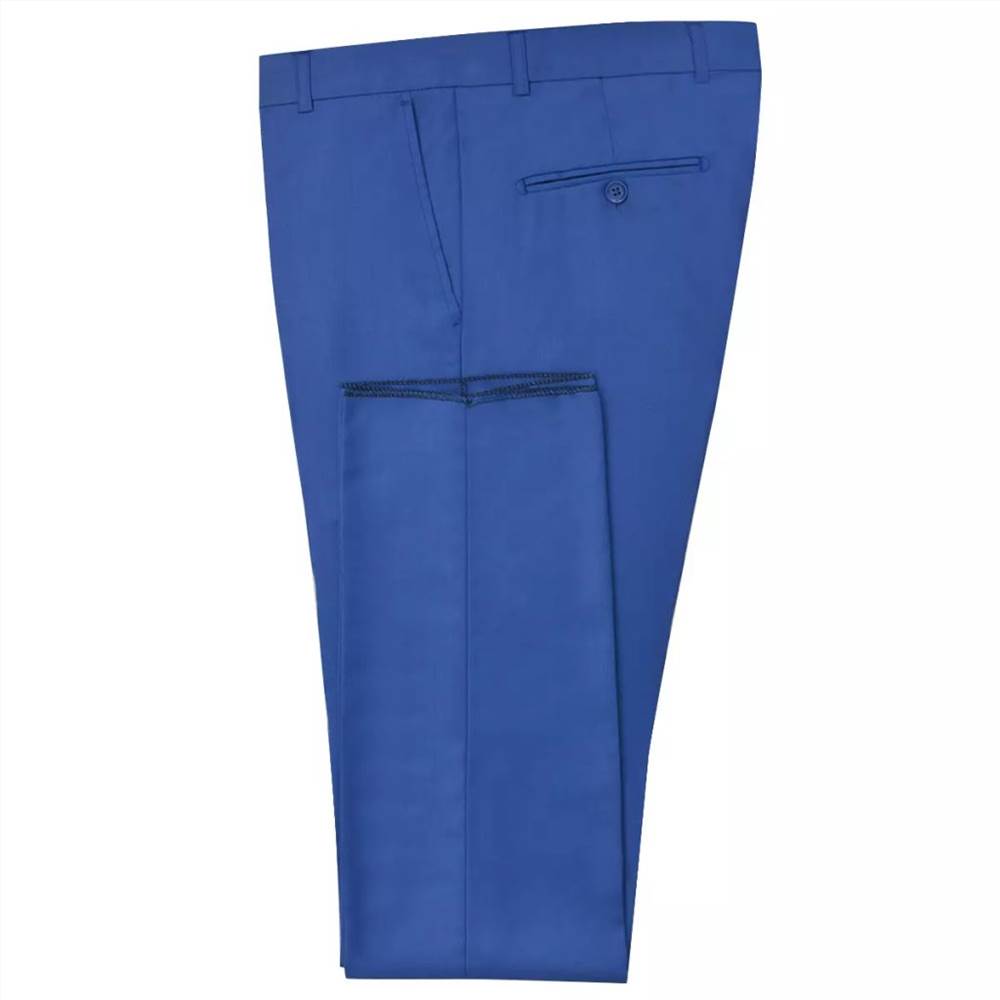 Mens Two Piece Suit Royal Blue Size 46