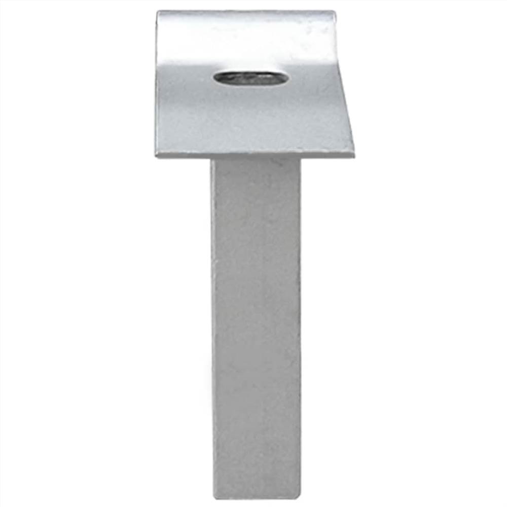 Mesh Garden Gate Galvanised Steel 289x175 cm Grey