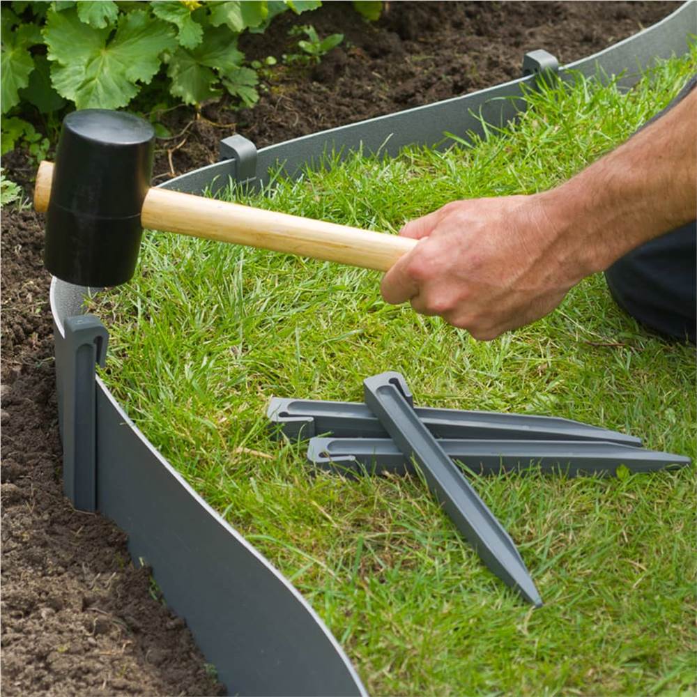 Nature Garden Anchor Pegs 10 pcs Grey Small