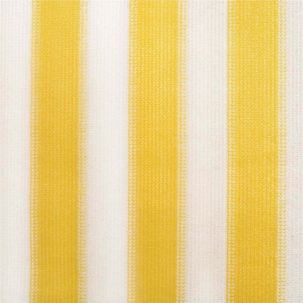 Outdoor Roller Blind 300x230 cm Yellow and White Stripe