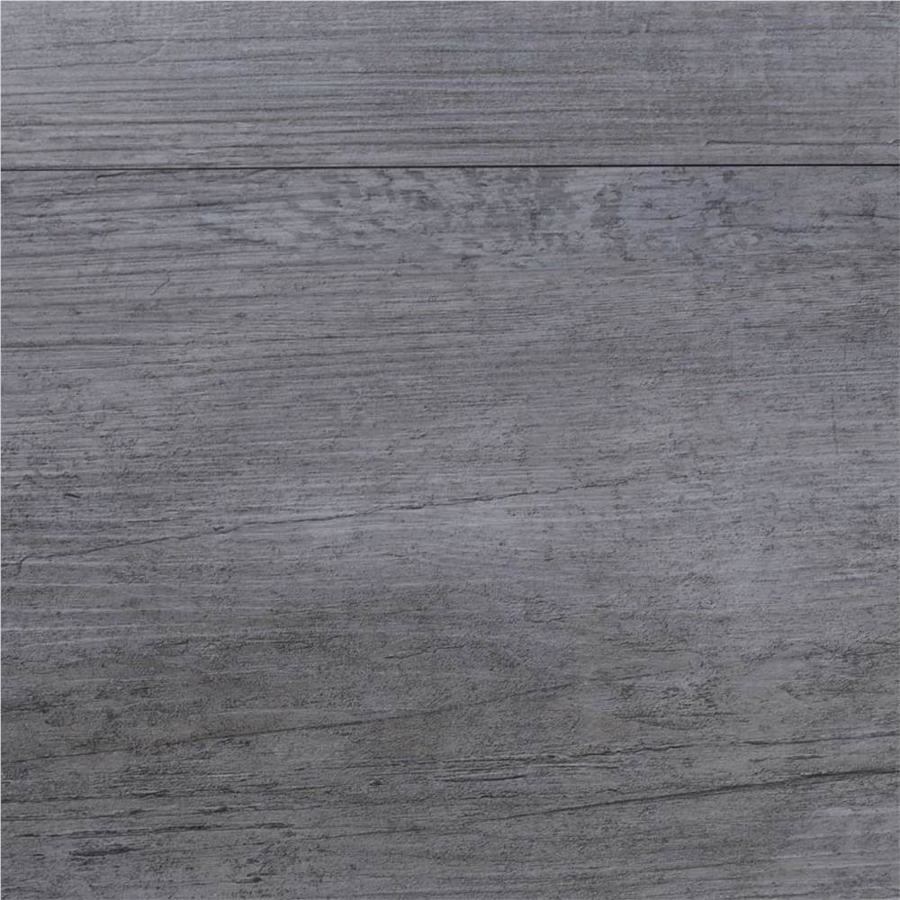 PVC Flooring Planks 5.02 m² 2 mm Self-adhesive Matt Wood Grey