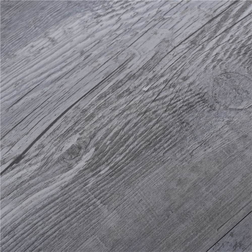 PVC Flooring Planks 5.02 m² 2 mm Self-adhesive Matt Wood Grey