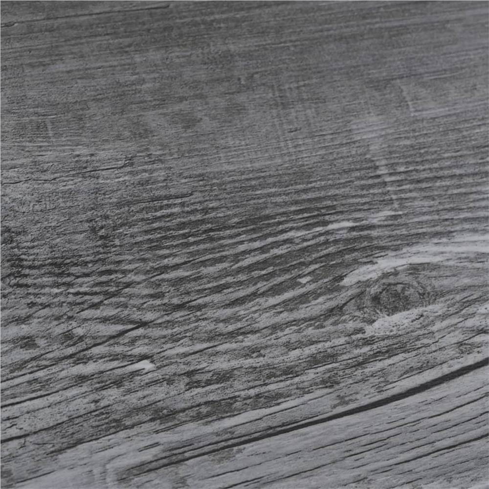 PVC Flooring Planks 5.02 m² 2 mm Self-adhesive Shiny Grey