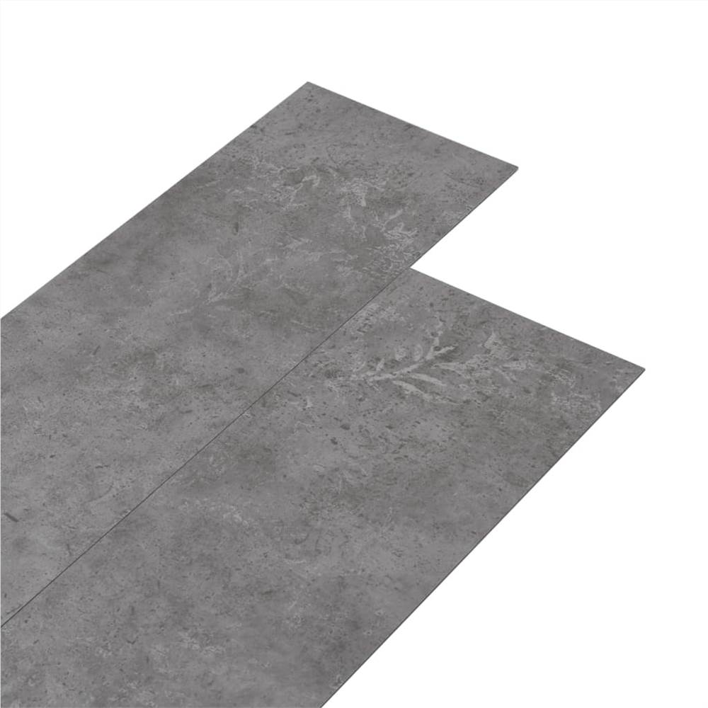 PVC Flooring Planks 5.26 m² 2 mm Concrete Grey