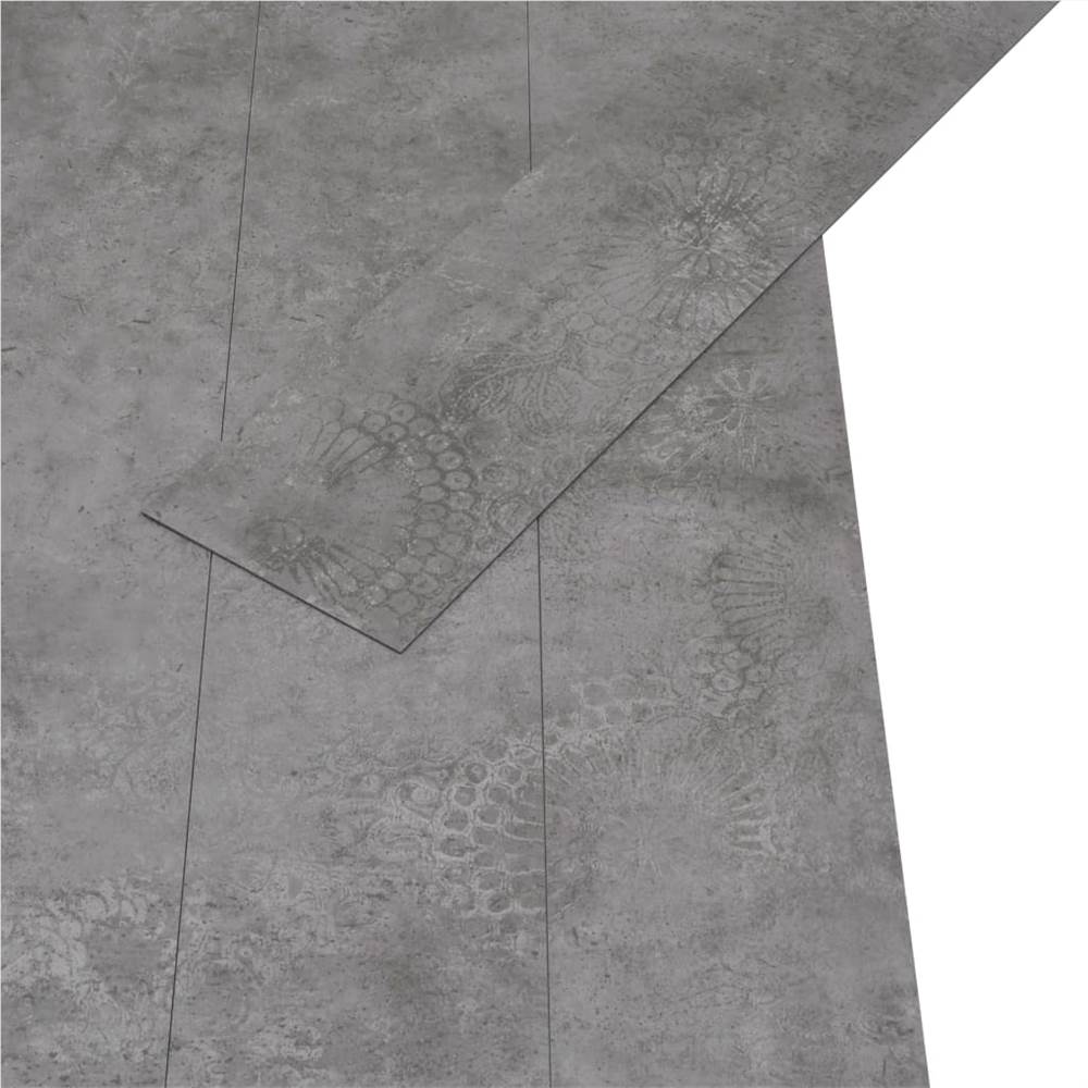 PVC Flooring Planks 5.26 m² 2 mm Concrete Grey
