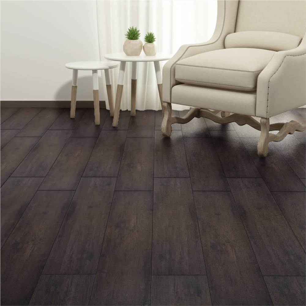 PVC Flooring Planks 5.26 m² 2 mm Oak Dark Grey