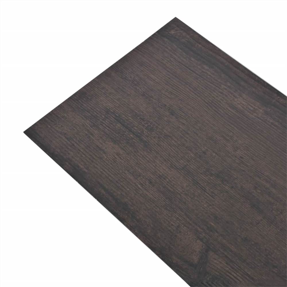 PVC Flooring Planks 5.26 m² 2 mm Oak Dark Grey