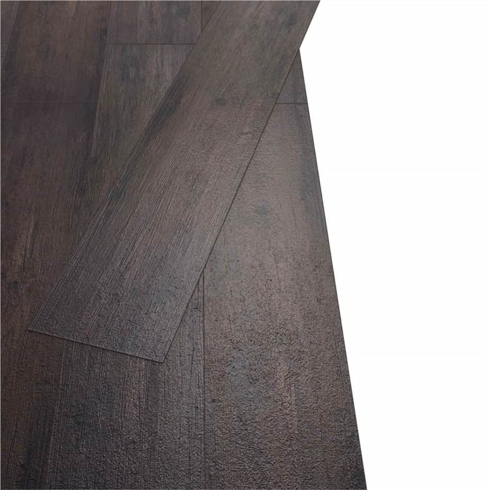 PVC Flooring Planks 5.26 m² 2 mm Oak Dark Grey