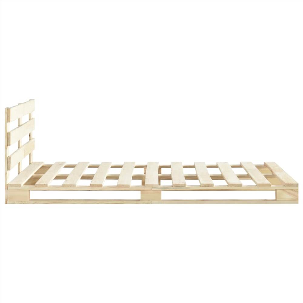 Pallet Bed Frame Solid Pine Wood 180x200 cm 6FT Super King