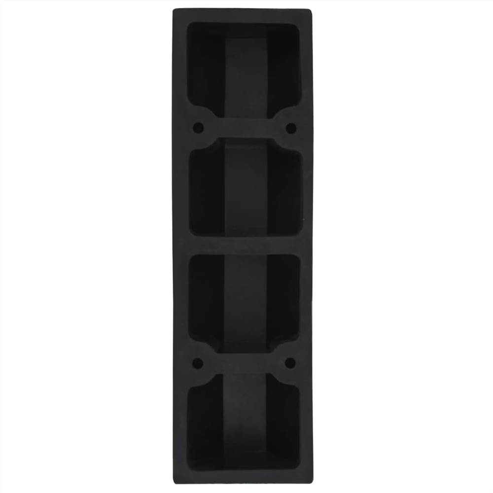 Parking Blocks 2 pcs Rubber 49x15x9 cm
