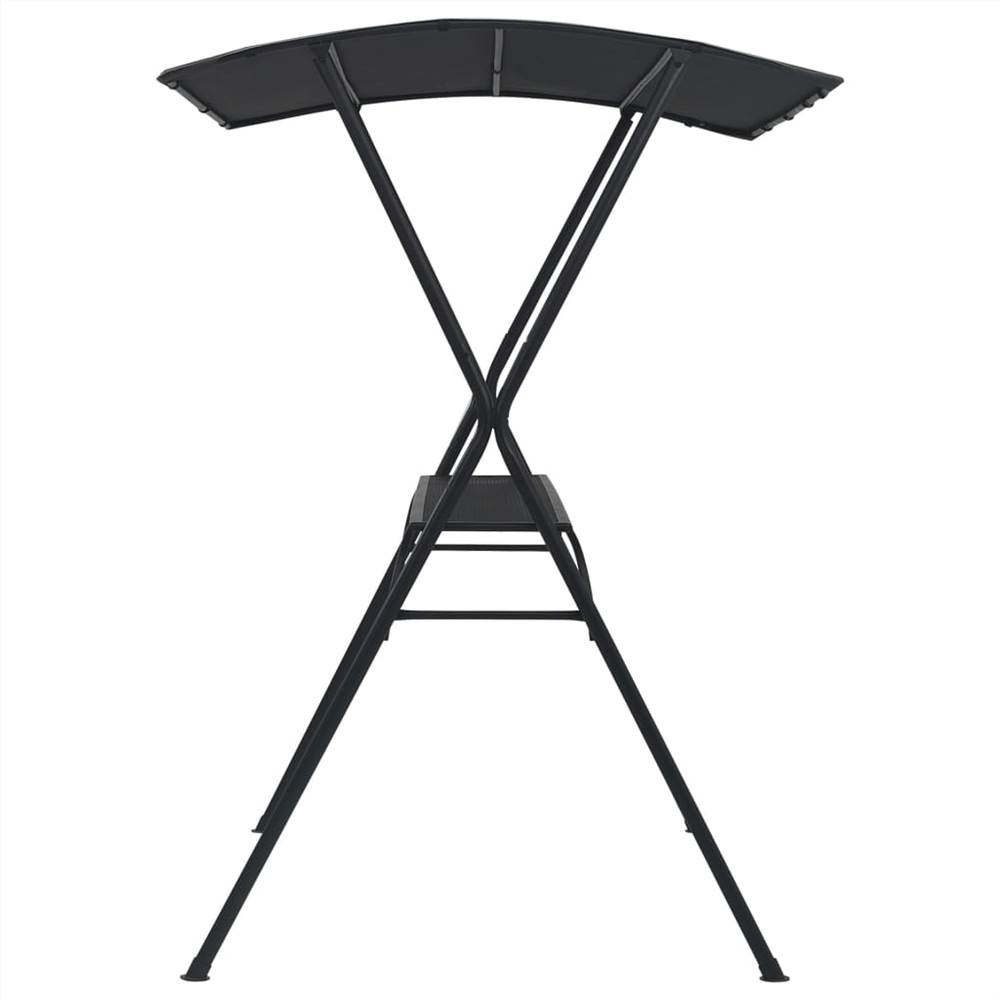 Party Bar Table with Canopy 175x150x207 cm Anthracite Steel