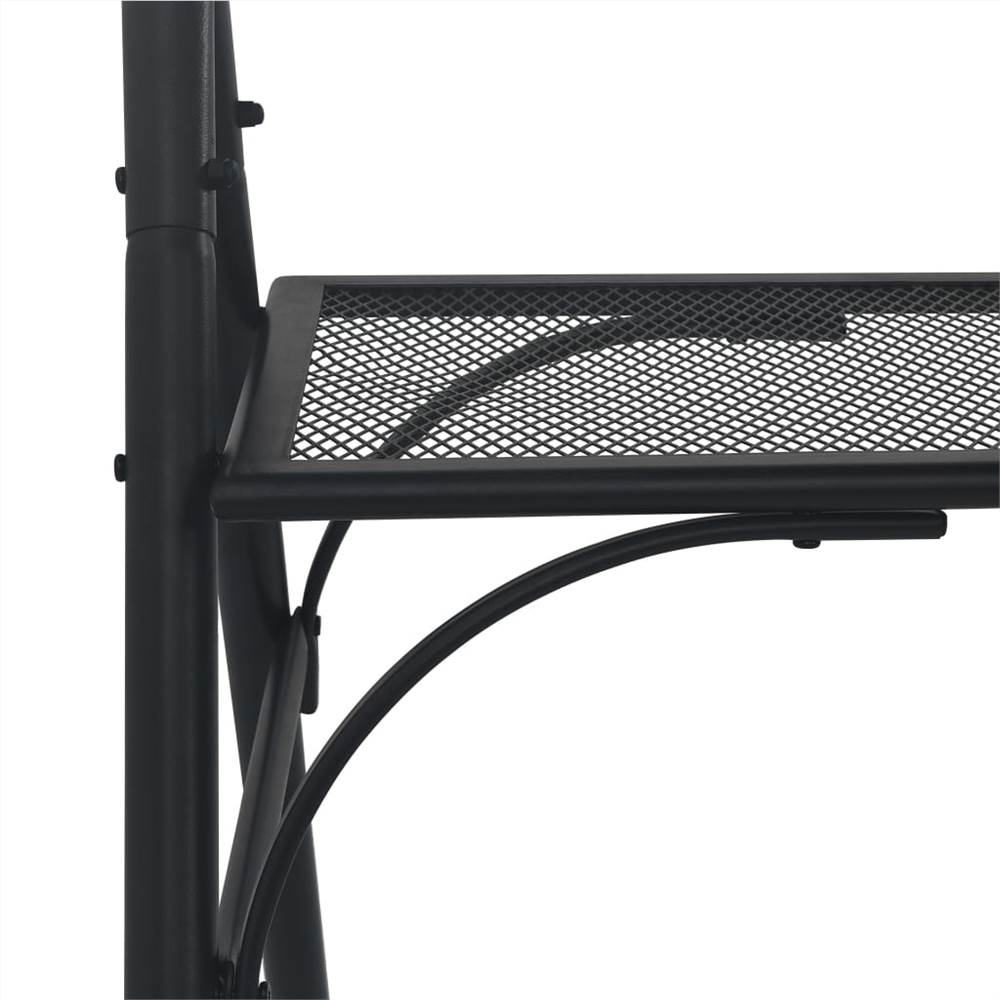 Party Bar Table with Canopy 175x150x207 cm Anthracite Steel