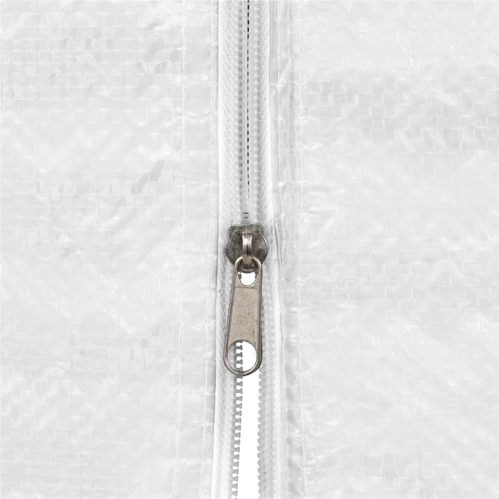 Party Tent Doors 2 pcs with Zipper White