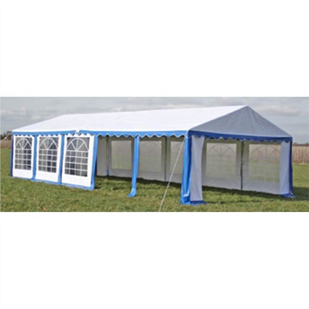 Party Tent Top and Side Panels 10 x 5 m Blue & White